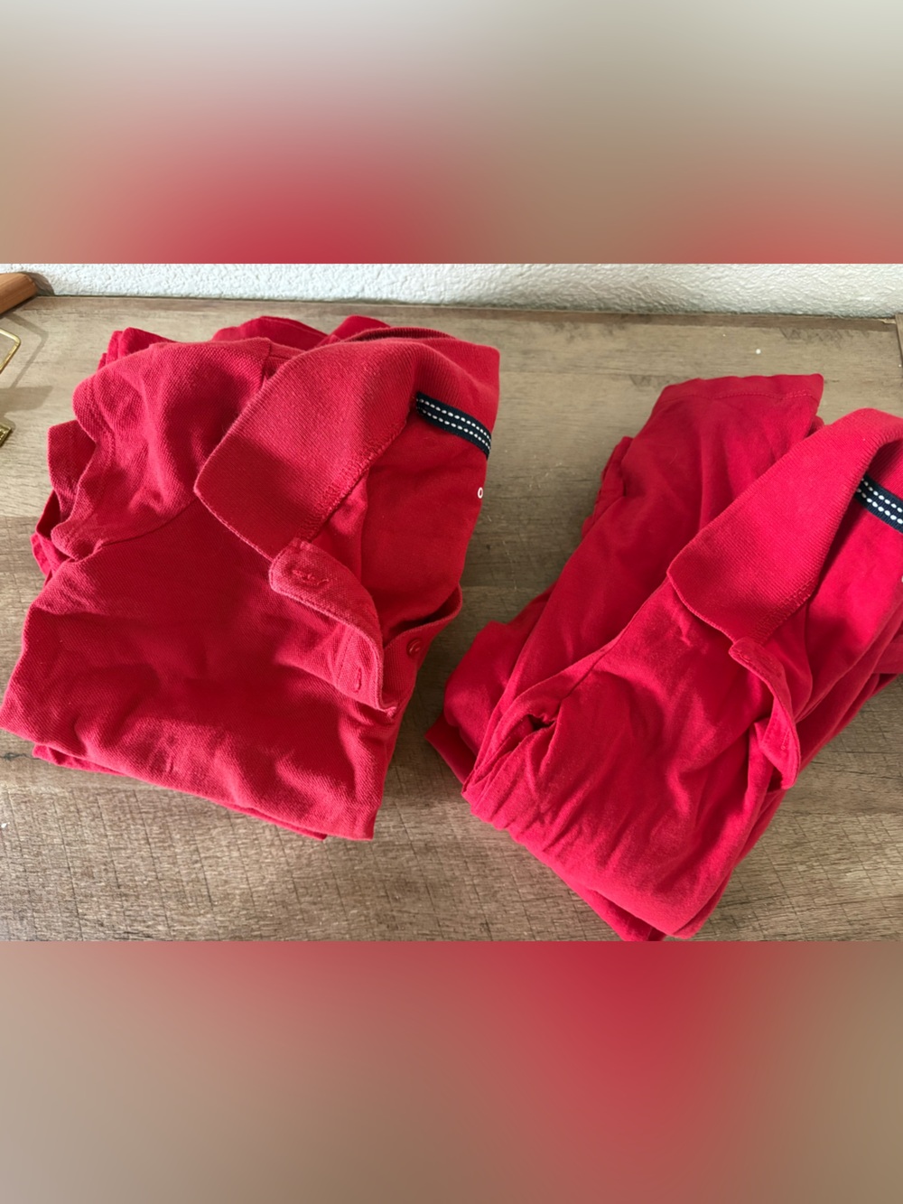 Old Navy Red Polo Shirts – Set of 7 – Short & Long Sleeve